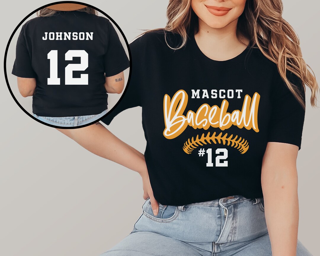 Custom Baseball Mom Shirts, Personalized Baseball Shirt, Game Day Baseball Hoodie, Name and