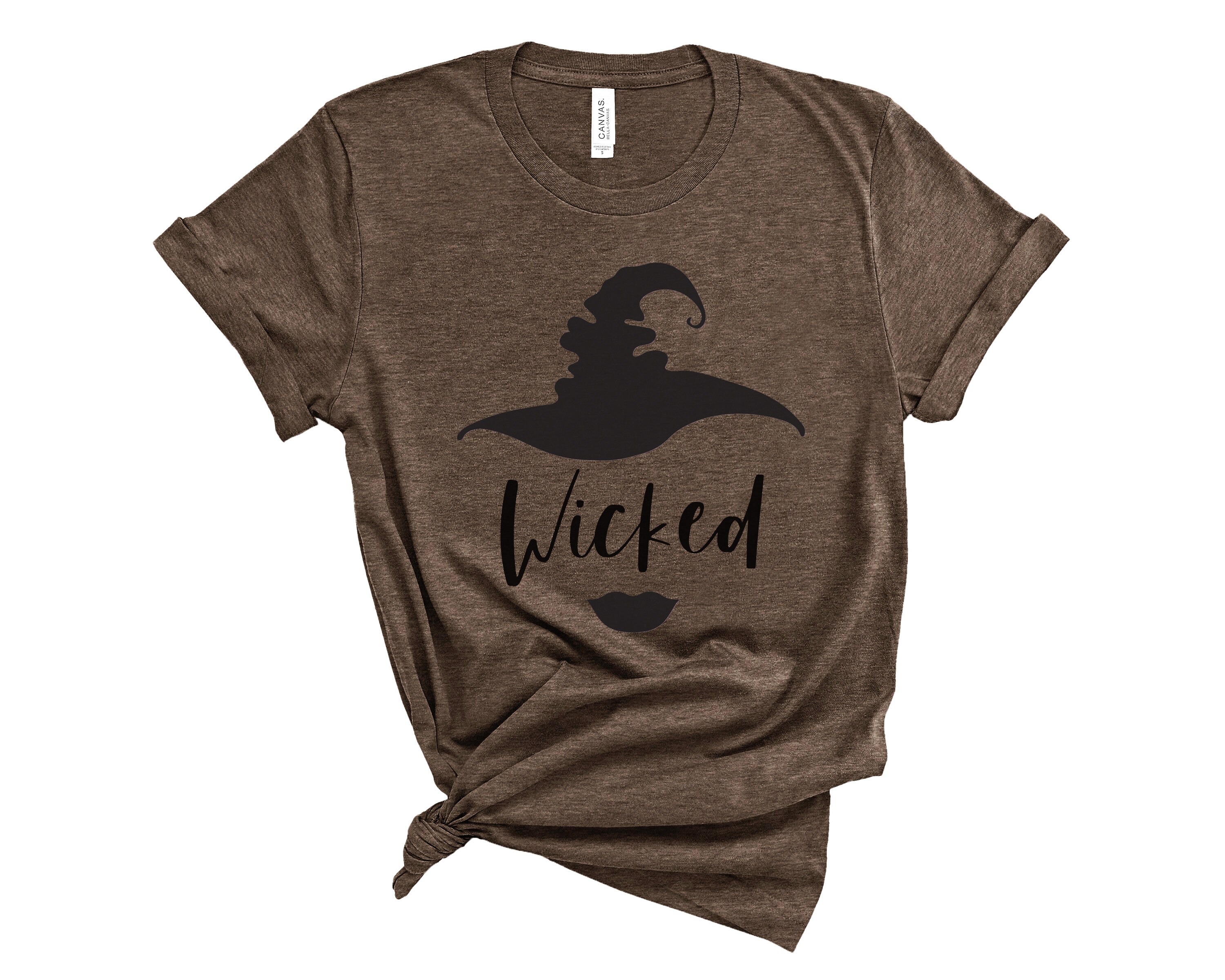 Wicked Shirt for Halloween, Witch Shirts for Women, Witch Hat With Lips ...