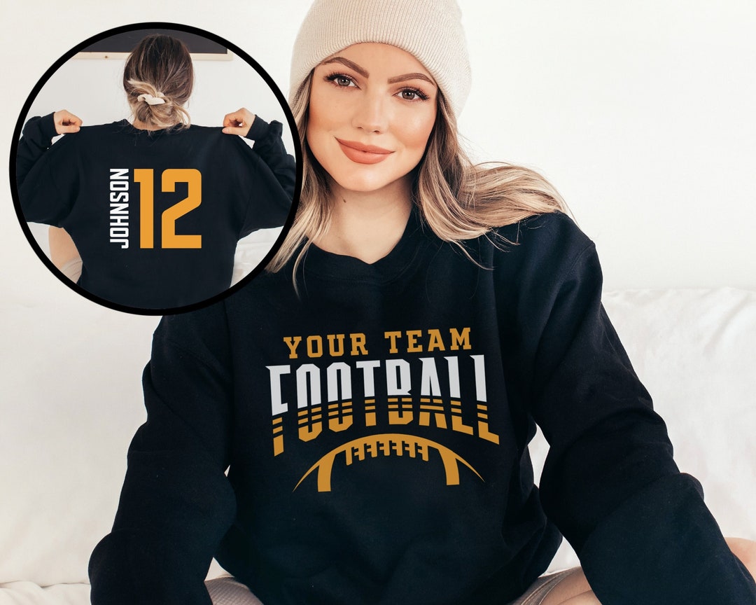 Custom Football Mom Shirt, Personalized Football Shirt, Game Day ...