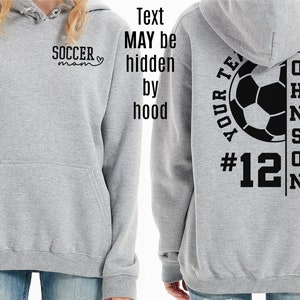Custom Soccer Shirt, Personalized Soccer Mom Shirt, Game Day Soccer ...