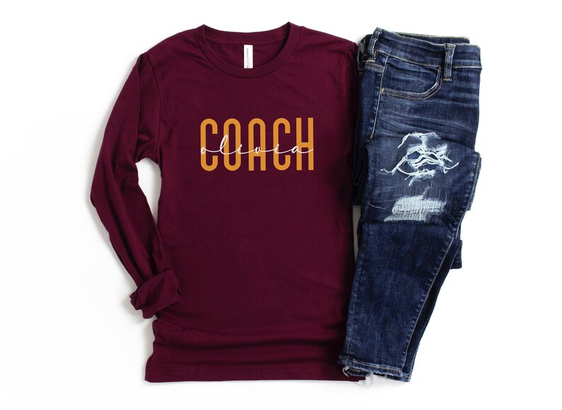 Custom Coach Shirt, Personalized Coach Shirt, Customized Coach Gift ...