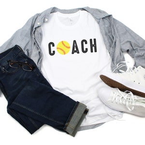 Softball Gift, Softball Coach Gift, Softball Gift for Man Woman, Funny Softball Shirt, Funny Softball Gift, Softball Coach Shirt White