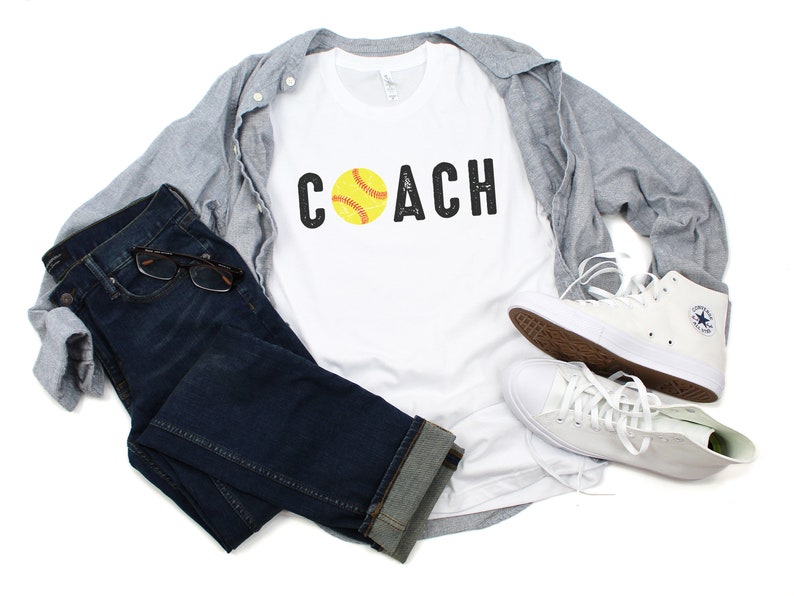 Softball Gift, Softball Coach Gift, Softball Gift for Man Woman, Funny Softball Shirt, Funny Softball Gift, Softball Coach Shirt White