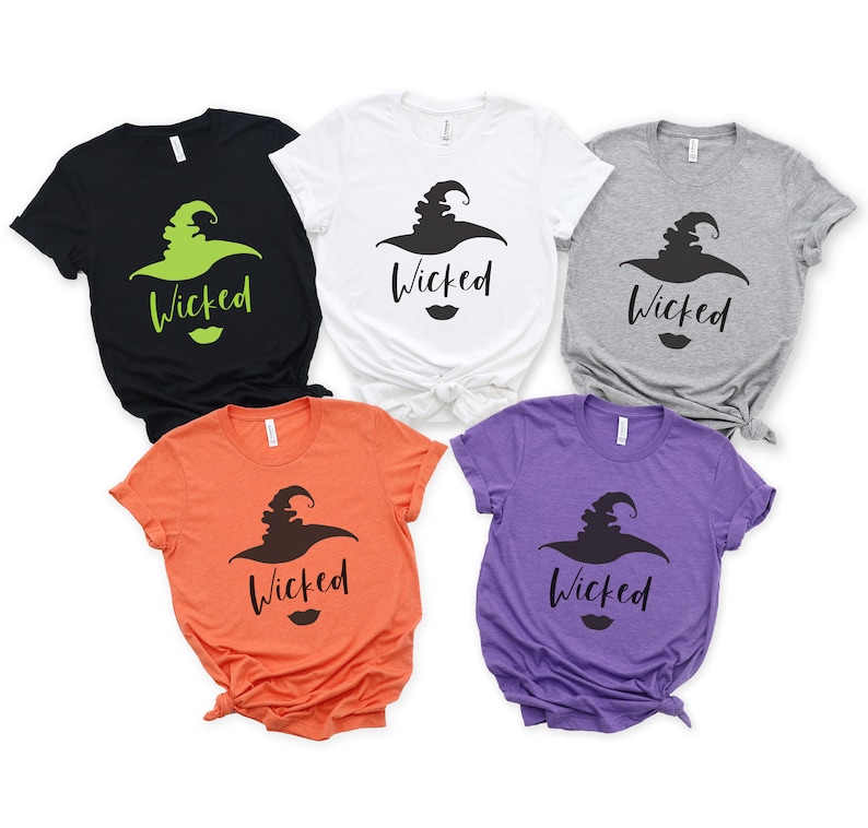 Wicked Shirt for Halloween, Witch Shirts for Women, Witch Hat With Lips ...