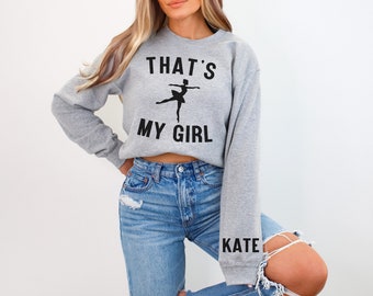 Chemise de danse pour maman personnalisée, chemise de danse personnalisée, sweat à capuche de danseuse de ballet, sweat-shirt de danse classique, chemises de danse pour maman, cadeaux pour maman de danse