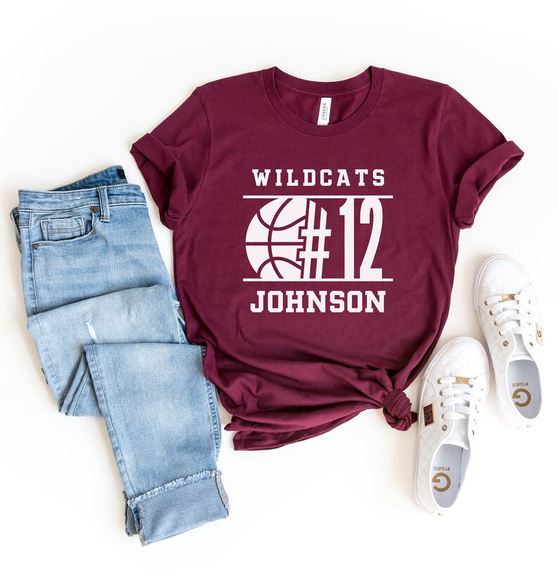 Custom Basketball Mom Shirt Personalized Basketball Shirt Etsy