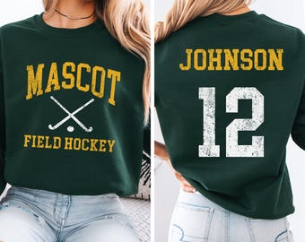 Custom Field Hockey Shirt, Personalized Field Hockey Mom Shirts, Field Hockey Hoodie, Customized Field Hockey Sweatshirt, Field Hockey Tee