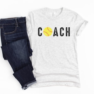 Softball Gift, Softball Coach Gift, Softball Gift for Man Woman, Funny Softball Shirt, Funny Softball Gift, Softball Coach Shirt Ash