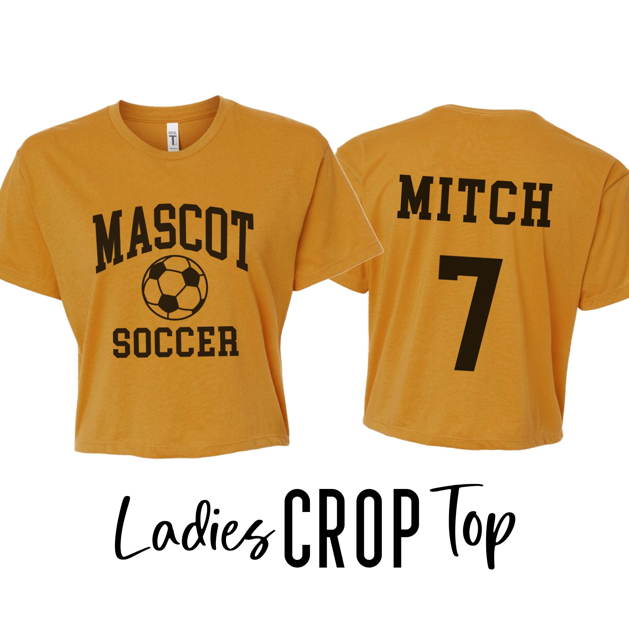 Soccer Crop Top - Etsy