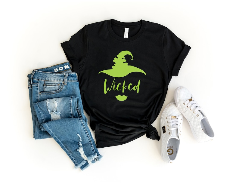Wicked Shirt for Halloween, Witch Shirts for Women, Witch Hat With Lips ...