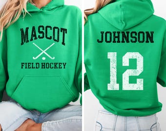 Custom Field Hockey Shirt, Personalized Field Hockey Mom Shirts, Field Hockey Hoodie, Customized Field Hockey Sweatshirt, Field Hockey Tee