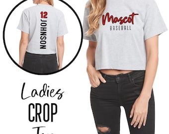 Haut court baseball personnalisé, T-shirt court carré baseball personnalisé, T-shirt court baseball scintillant, Chemises baseball maman, Vêtements de tournoi