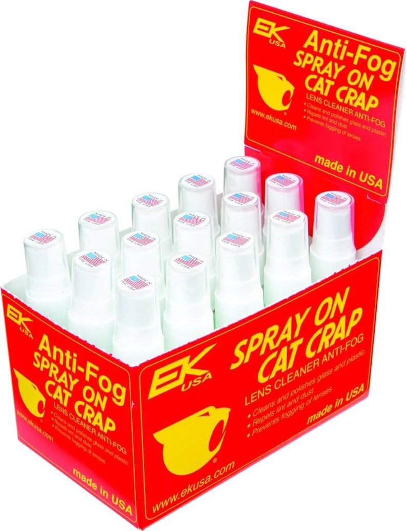 1 oz Cat Crap MultiUse AntiFog Spray for Lenses and Glasses. Etsy