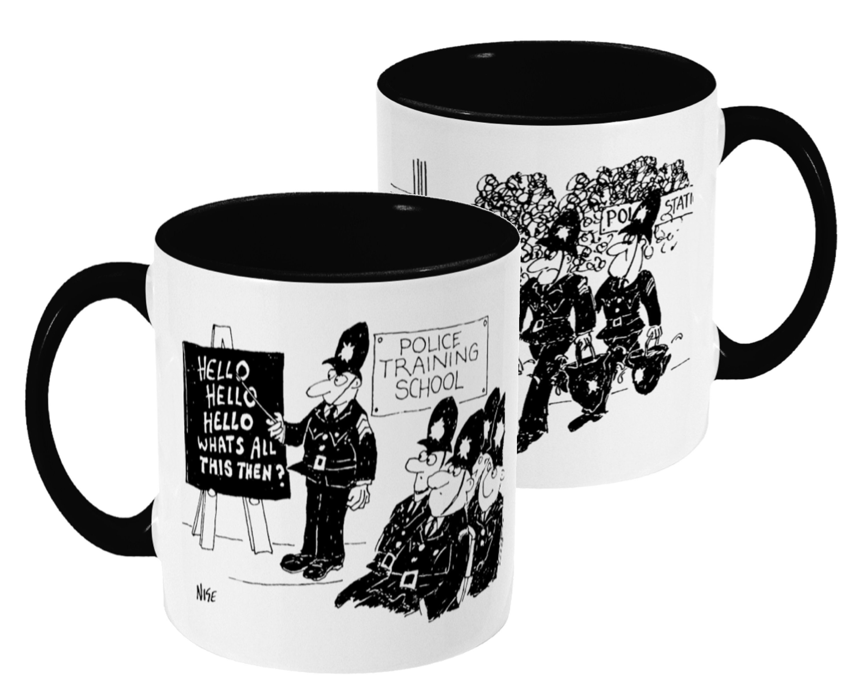 Buy Two Toned Mug Two Funny Police Cartoons Online in India - Etsy Buy Two Toned Mug Two Funny Police Cartoons Online in India - Etsy