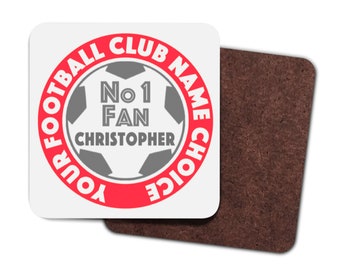 Personalised Coaster for a Number 1 Football Fan