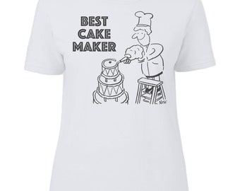 Best Cake Maker - Anvil Ladies Basic T-Shirt