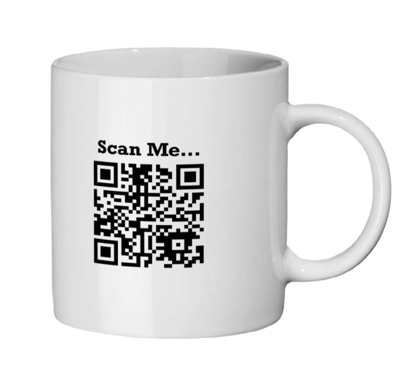 Your Choice of QR Code Ceramic Mug image 2