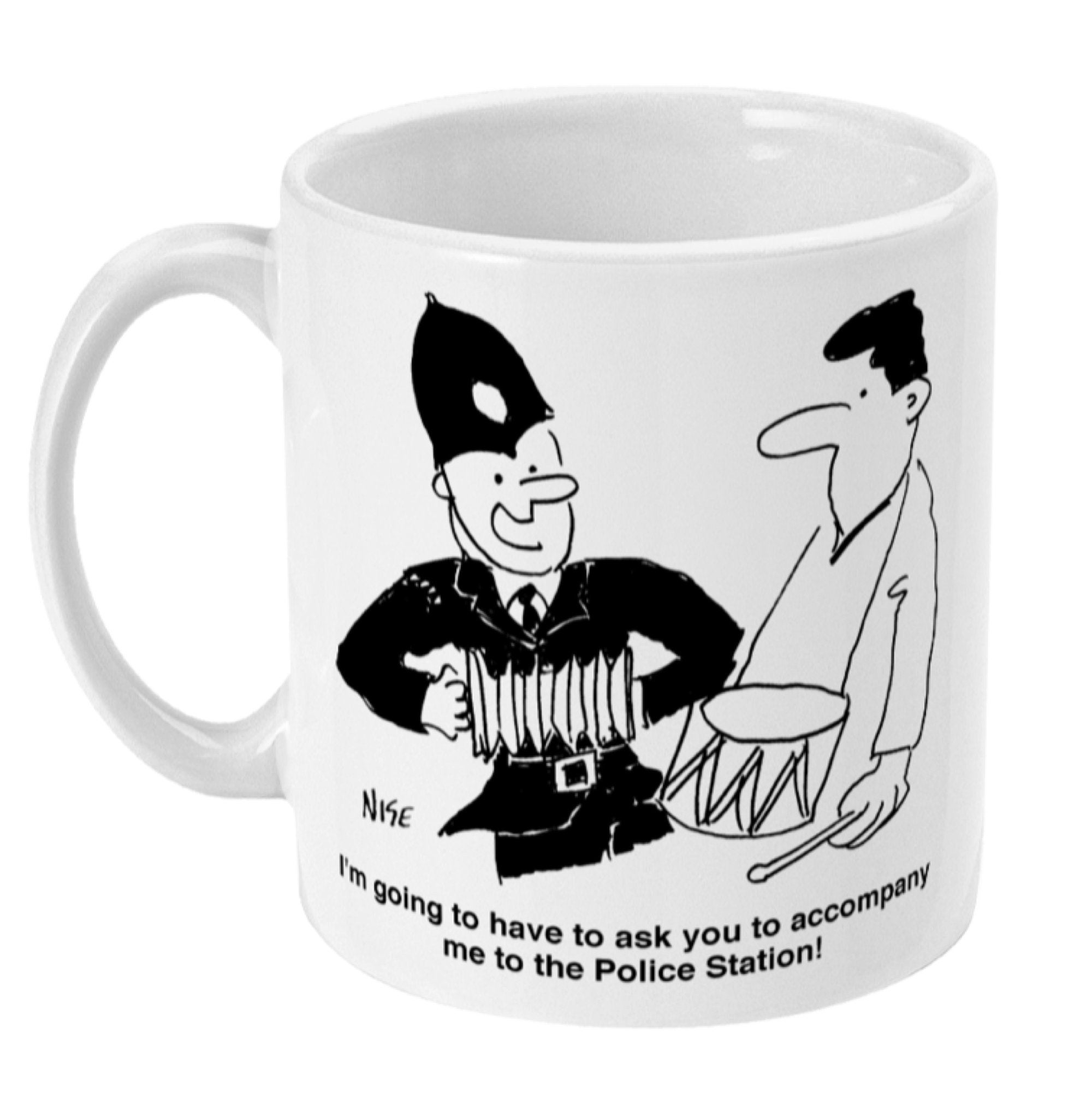 Taza Personalizada Policía UK – Caja De Dinero Y Taza De Té O Café – Regalo Para Policías – SUV Policía