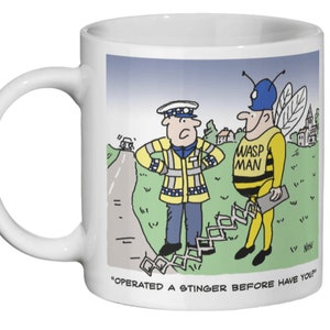Traffic Police with Stinger Ceramic Mug image 1