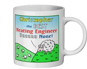 Funny Personalised Mug with Name and Profession