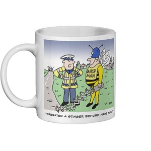 Traffic Police with Stinger Ceramic Mug image 3