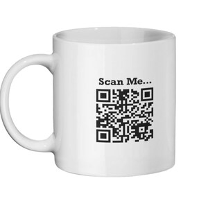 Your Choice of QR Code Ceramic Mug image 3