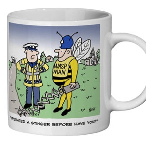 Traffic Police with Stinger Ceramic Mug image 2