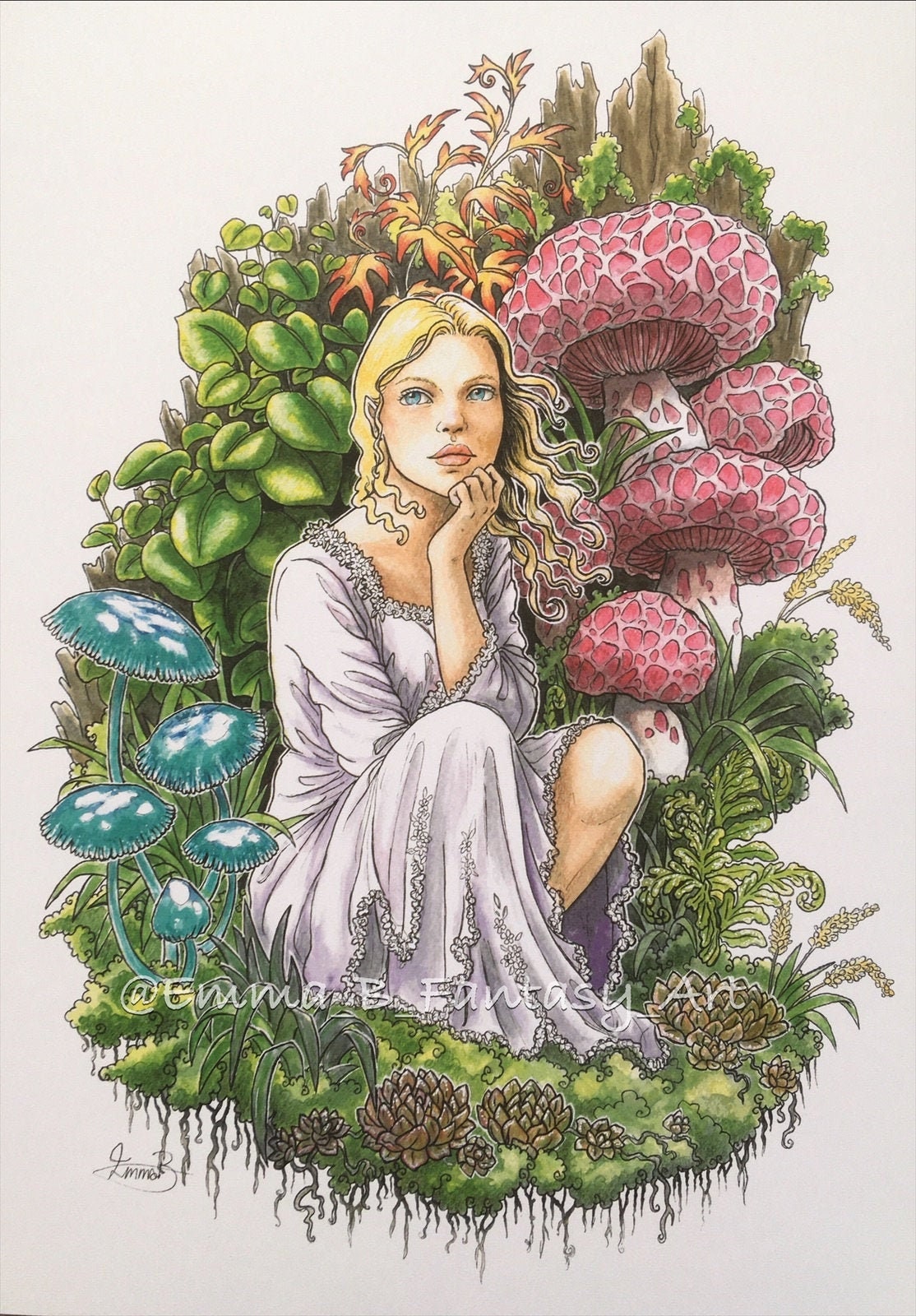 The Thoughful Fairy -Reproduction