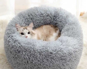 fluffy cat bed uk