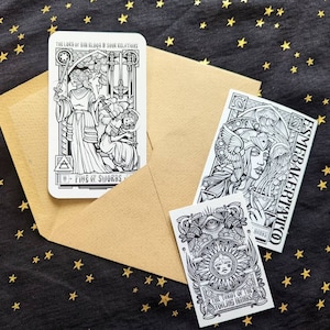 Wähle deine individuelle Karte! MINOR ARCANA - Lebenswegkarte, Liebeskarte - Das Tarot der Werktätigen Hände 78 Card Tarot Deck von Esme Baker