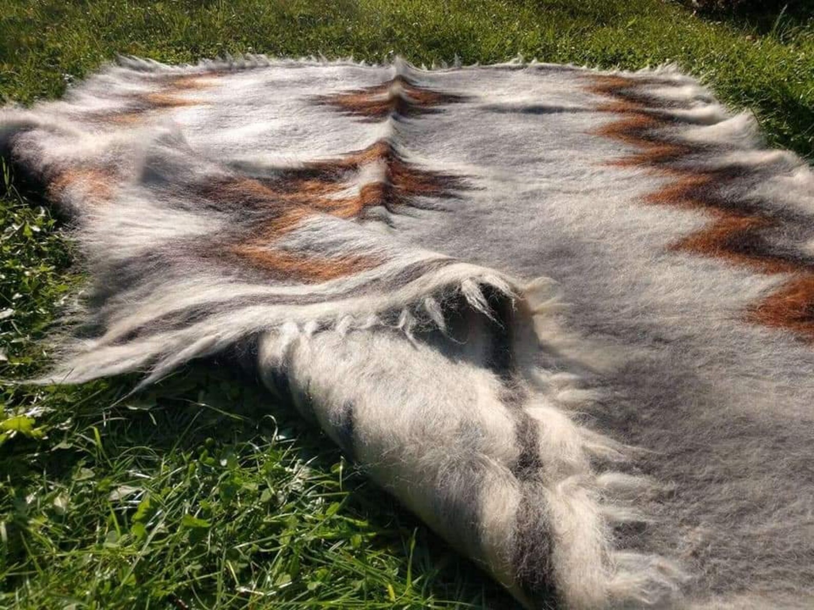 Wovenwoolart Hutsul Blanket Ukraine Wool Blanket Throw Etsy