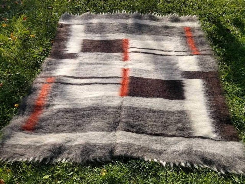 Ukraine Blanket Hutsul Blanket Ukraine Wool Blanket Woven Etsy