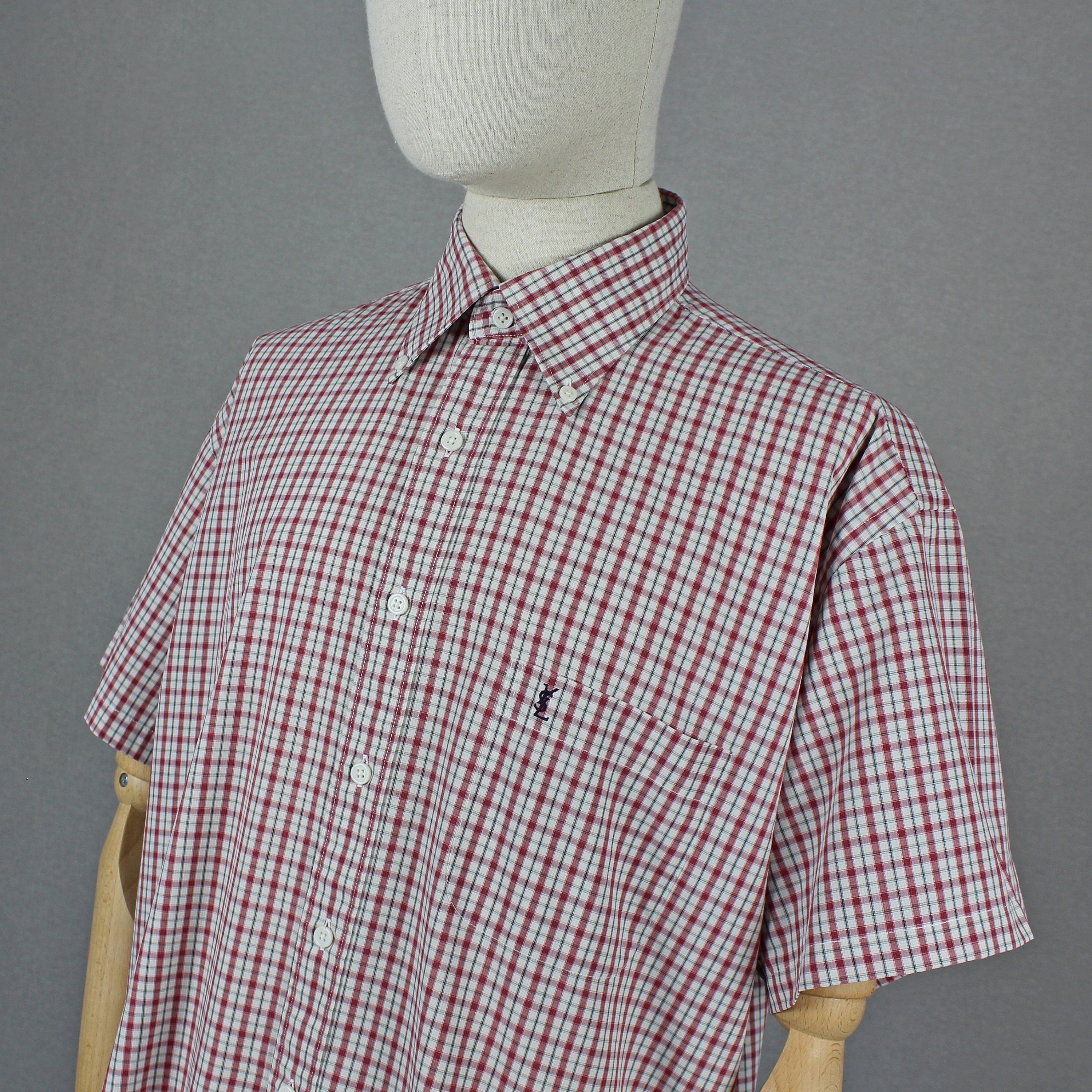 yves saint laurent short sleeve shirt