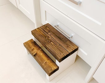 Kids wooden step stool