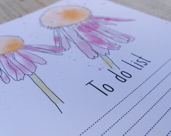 Lista de tareas pendientes imprimible