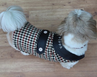 Personalised Fleece Dog Coats All Colours Personalised Fleece Dog Coats All Colours