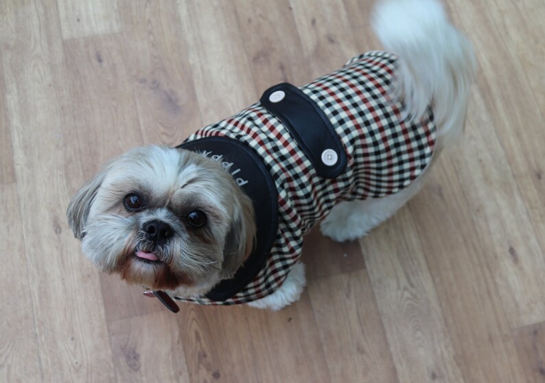 Personalised Dog Coat Handmade Fleece Warm Pet gift Etsy