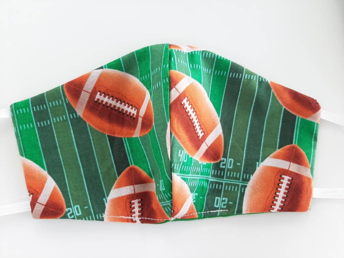 Football field face mask adult child youth large small Etsy