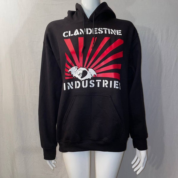 Custom made clandestine industries hoodie