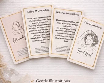 EFT Tapping Cards | Trauma-Informed Grounding Deck (Printable Digital Download