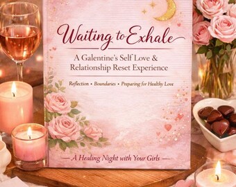 Galentine's Healing Night Workbook | Self-Love & Relationship Reset (PDF Download)