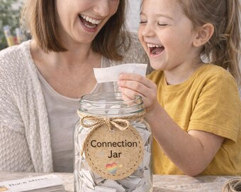 Family Connection Jar | Mindful Activities for Kids & Parents (PDF Pattern)