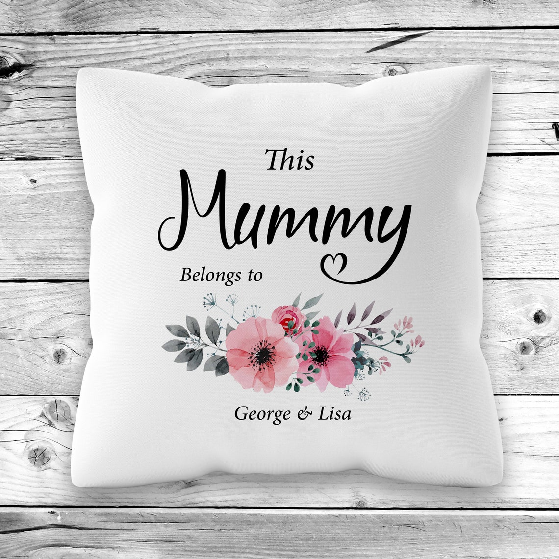 Personalised Mum Cushion Mother's Day Cushion Etsy