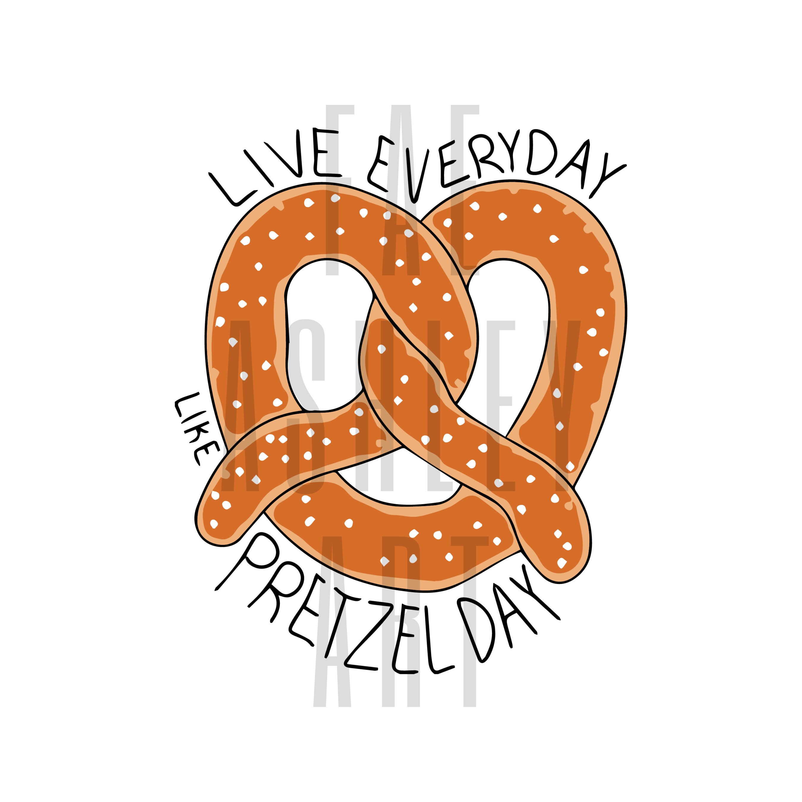 The Office Inspired Pretzel Day Sticker Decal Sticker | Etsy