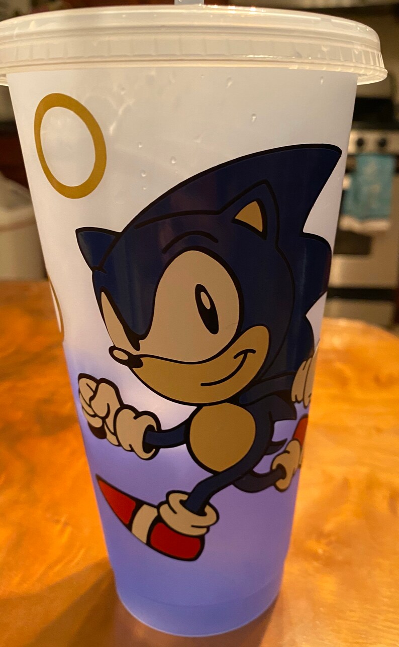 Sonic personalized cup Etsy