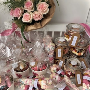 Candybar, buffet di caramelle per matrimonio, compleanno, battesimo, anniversario... per 20 persone