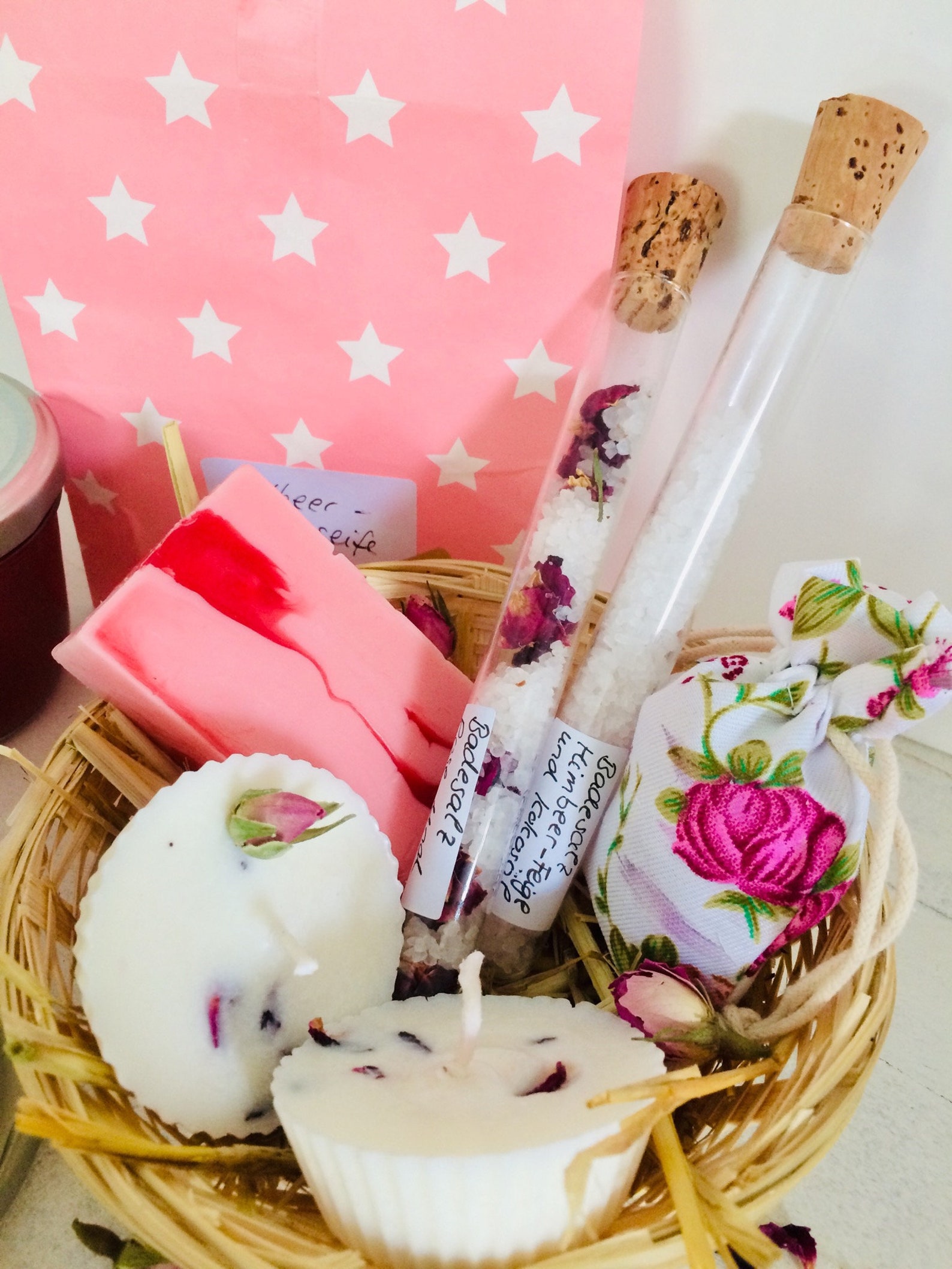 NATUR Geschenke Korb Beste Freundin Geburtstag Pflegepaket Wellness 