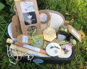 Wellness set, pampering set with natural products