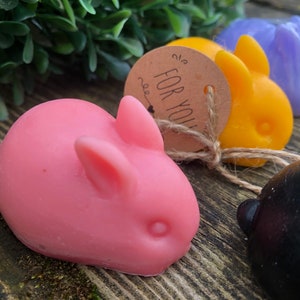 Bunny soap, 3 pieces, natural soap many types, EASTER, Easter bunny image 2