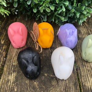 Bunny soap, 3 pieces, natural soap many types, EASTER, Easter bunny image 3